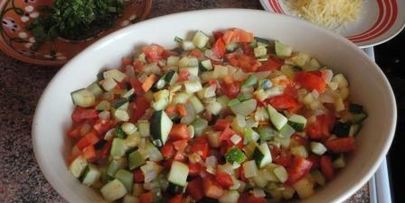 овощная закуска с сыром