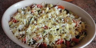 овощная закуска с сыром