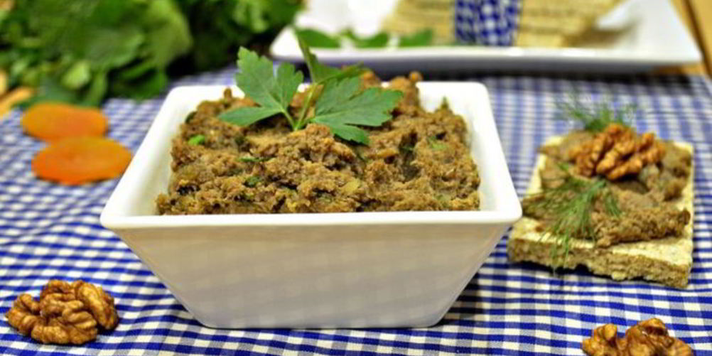 Рецепт паштет из чечевицы с курагой