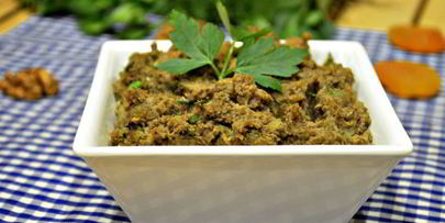 паштет из чечевицы с курагой