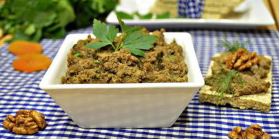 паштет из чечевицы с курагой