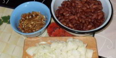 паштет из фасоли