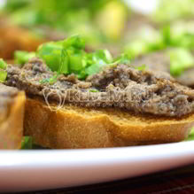 Рецепт Паштет из куриной печени с грибами