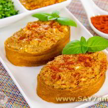 Рецепт Паштет из куриной печени с паприкой и яйцами