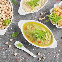 Рецепт Паштет из нута со шпинатом