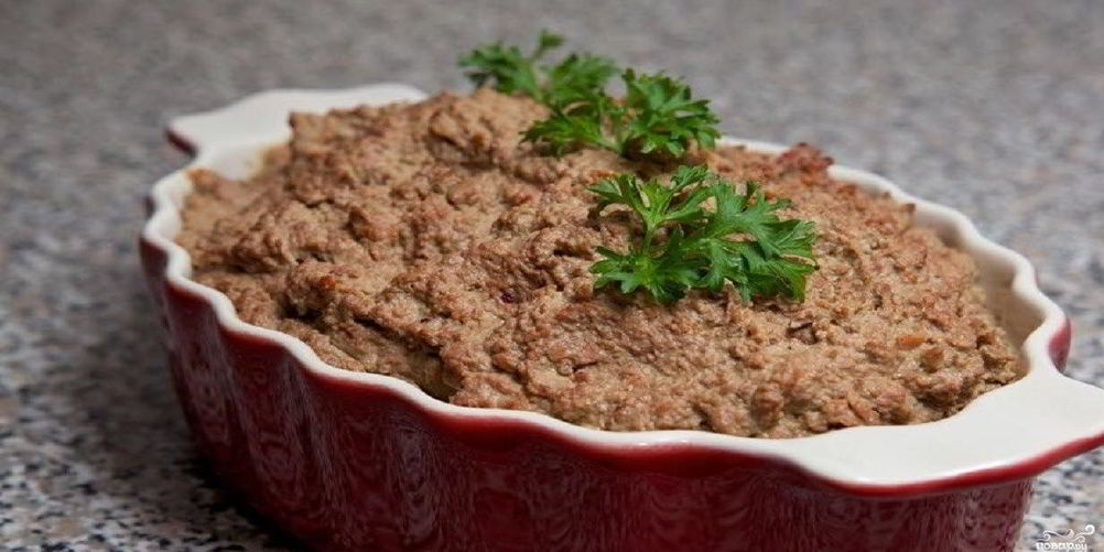 Рецепт печеночный паштет