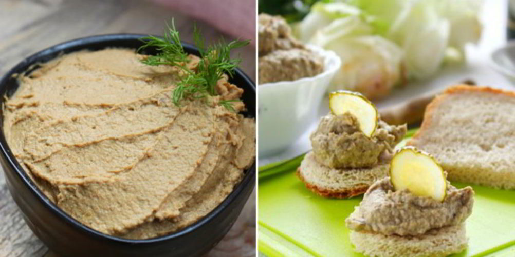 Рецепт постный паштет