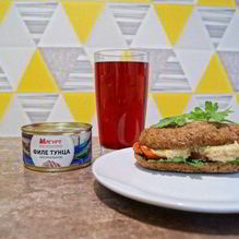 Рецепт Закусочный паштет из тунца и нута