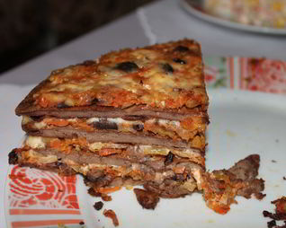 Печеночный торт