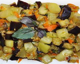 Пикантная закуска из овощей