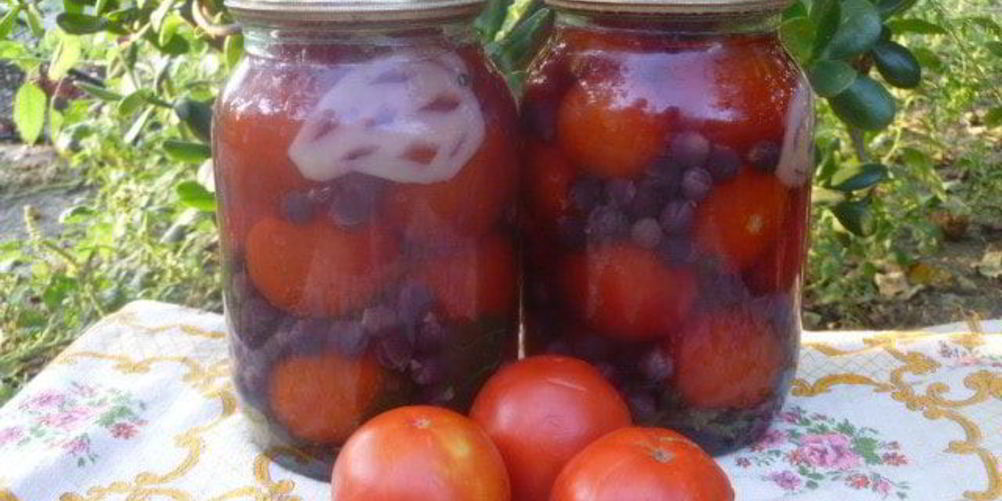 Рецепт помидоры с виноградом и сладким перцем