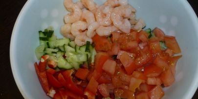 спринг роллы с креветками