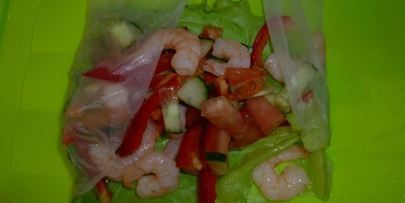 спринг роллы с креветками