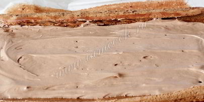 бисквитный рулет трюфель