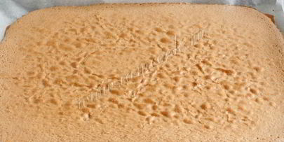 бисквитный рулет трюфель