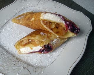 Блинные рулетики