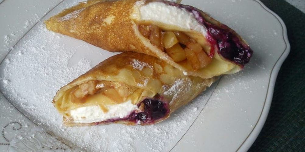 Рецепт блинные рулетики