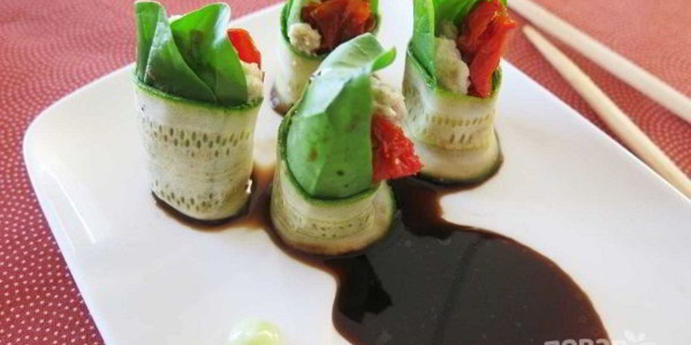 Рецепт быстрые рулетики с цуккини