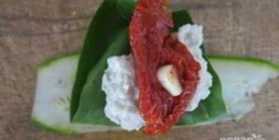 быстрые рулетики с цуккини