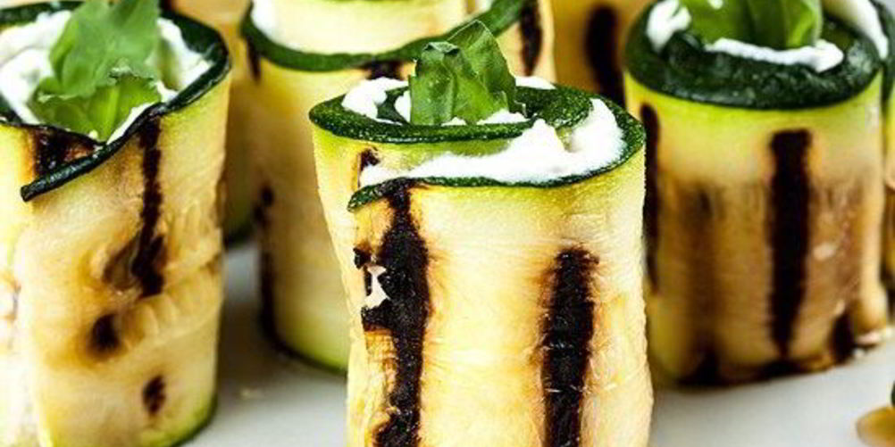 Рецепт кабачковые рулеты с творогом