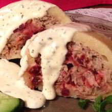 Рецепт Картофельный рулет-колбаса на пару