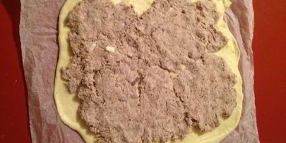 картофельный рулет-колбаса на пару