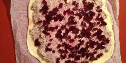 картофельный рулет-колбаса на пару