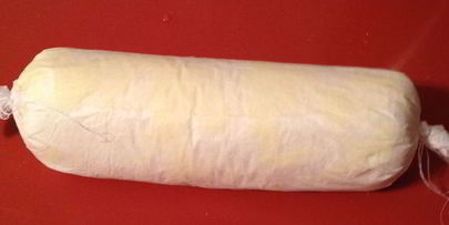 картофельный рулет-колбаса на пару