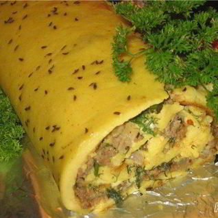 Картофельный рулет