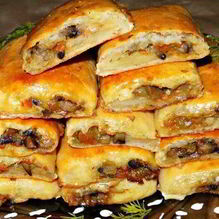 Рецепт Картофельные рулетики с грибами