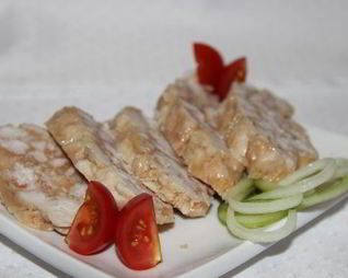 Куриный рулет Мраморный