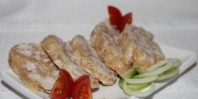 куриный рулет мраморный