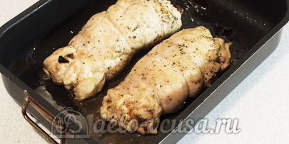 куриный рулет с черносливом