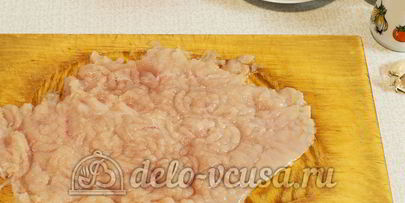 куриный рулет с черносливом