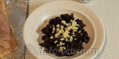 куриный рулет с черносливом