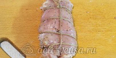 куриный рулет с черносливом