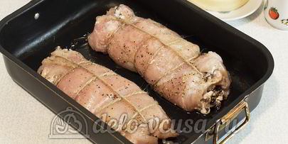 куриный рулет с черносливом