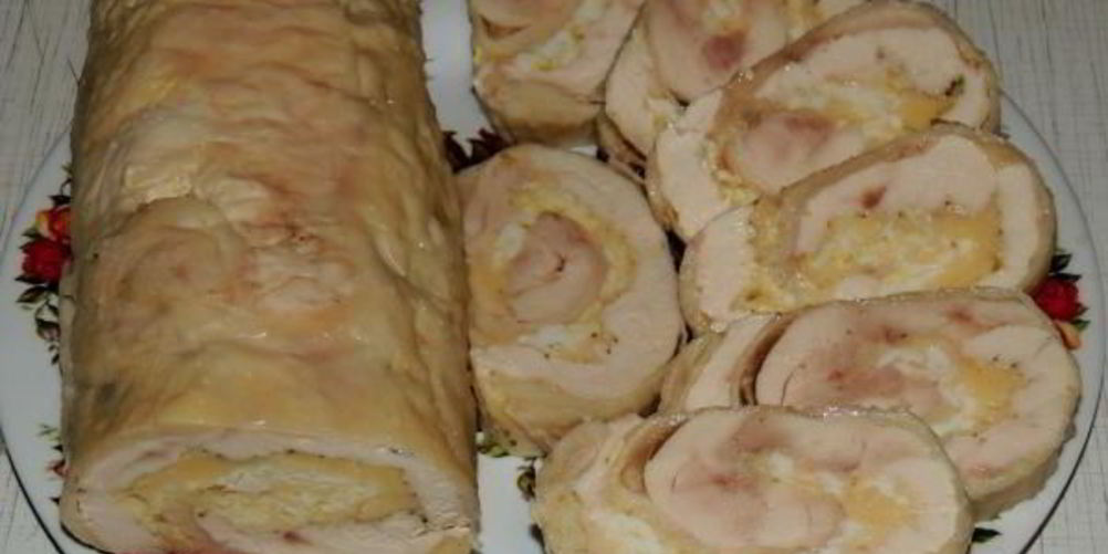 Рецепт куриный рулет запеченный в духовке