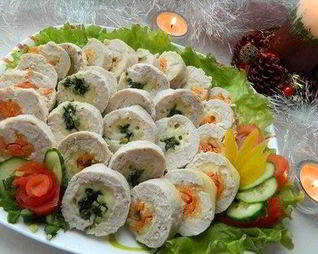 Куриные рулетики Ассорти с сыром