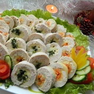 Куриные рулетики Ассорти с сыром