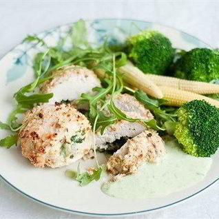 Куриные рулетики с горчичным соусом