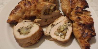 куриные рулетики с грибами