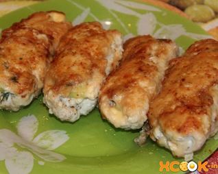 Куриные рулетики с сыром