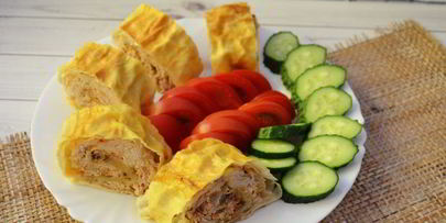 мясной рулет из лаваша