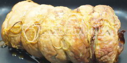 мясной рулет с беконом