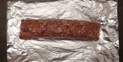 мясной рулет с яйцами