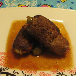 Мясные рулетики из говядины