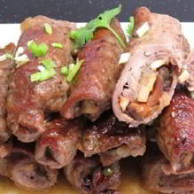 Рецепт Мясные рулеты с начинкой