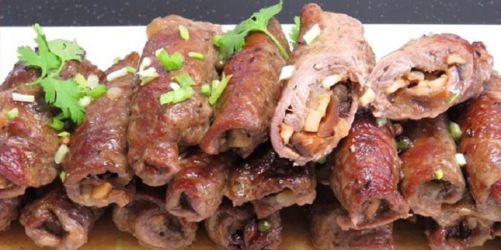 Рецепт мясные рулеты с начинкой