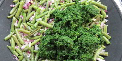 рисовый рулет с лисичками